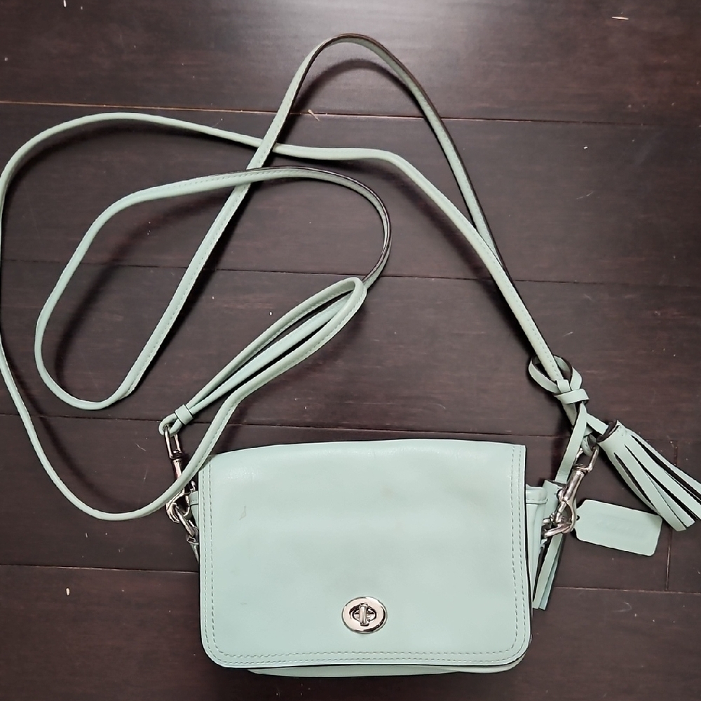 Coach Light Green Crossbody Bag